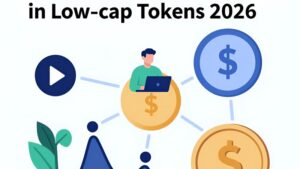 Футуристическая визуализация поиска ликвидности в low-cap токенах для стратегий арбитража от I7trade